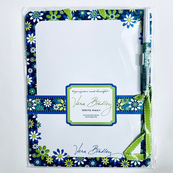 Vera Bradley Other - NEW Vera Bradley Write Away Dry Erase Memo Board